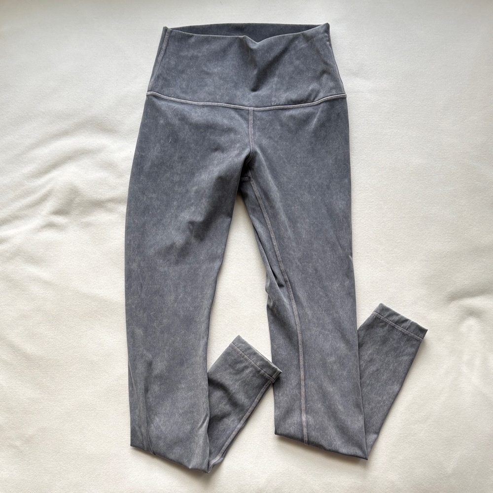 Lululemon Wunder Under Leggings Washed Blue